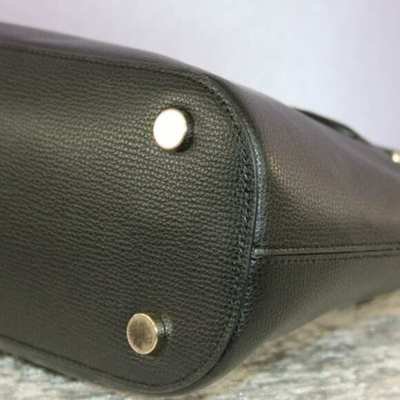 Kate Spade New York Small Dome Satchel Crossbody – Black Pebbled Leather - Picture 15 of 15